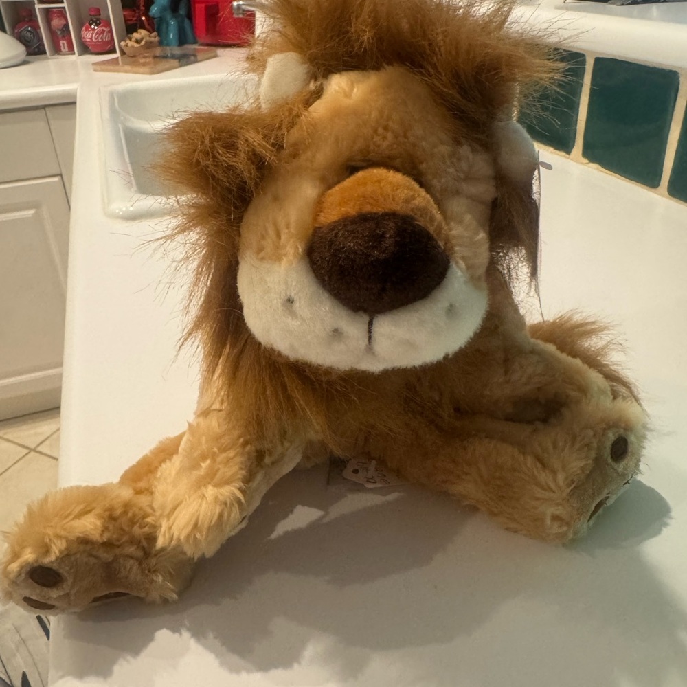 My Name is King LEO GUND * LEXUS PROMO Plush Brown Lion Stuffed Animal Plush Toy